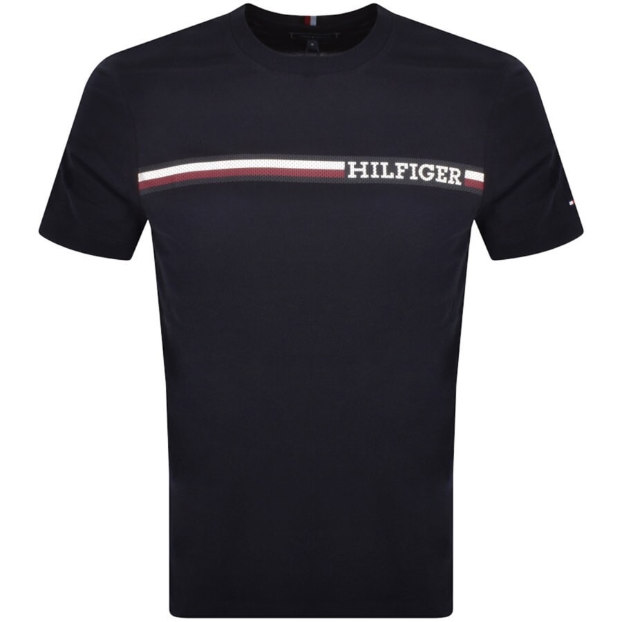 Red and black tommy hilfiger shirt best sale